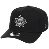 Toronto Blue Jays Toronto Crown the City - Liquid Titanium New Era 9FORTY (Black/Black)