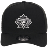 Toronto Blue Jays Toronto Crown the City - Liquid Titanium New Era 9FORTY (Black/Black)