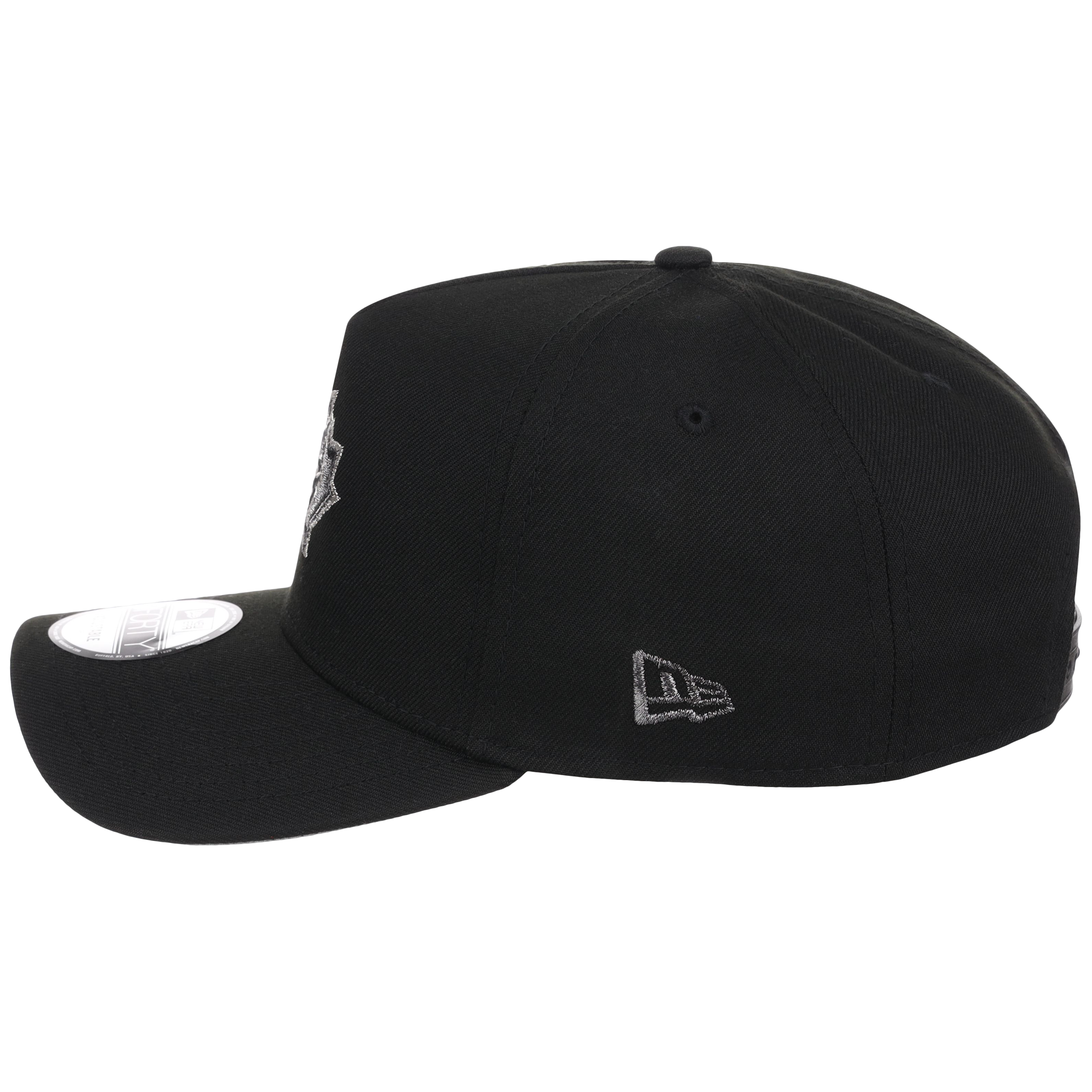 Toronto Blue Jays Toronto Crown the City - Liquid Titanium New Era 9FORTY (Black/Black)