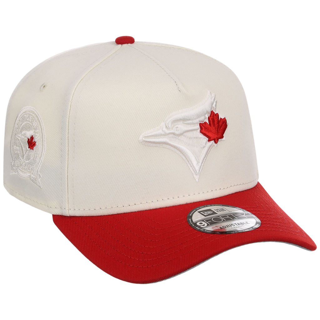 Toronto Blue Jays Toronto Crown the City - Chrome Pop Red New Era 9FORTY (Chrome/Red)