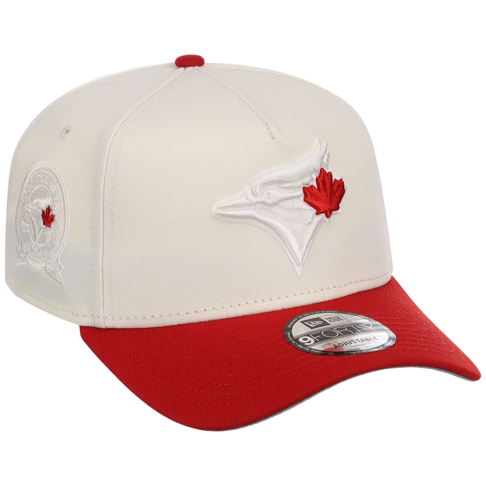 Toronto Blue Jays Toronto Crown the City - Chrome Pop Red New Era 9FORTY (Chrome/Red)