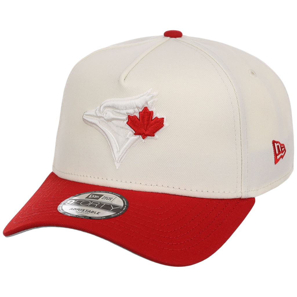Toronto Blue Jays Toronto Crown the City - Chrome Pop Red New Era 9FORTY (Chrome/Red)