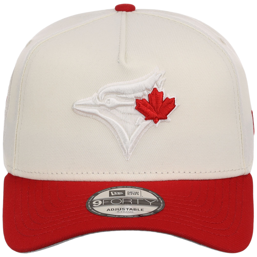 Toronto Blue Jays Toronto Crown the City - Chrome Pop Red New Era 9FORTY (Chrome/Red)