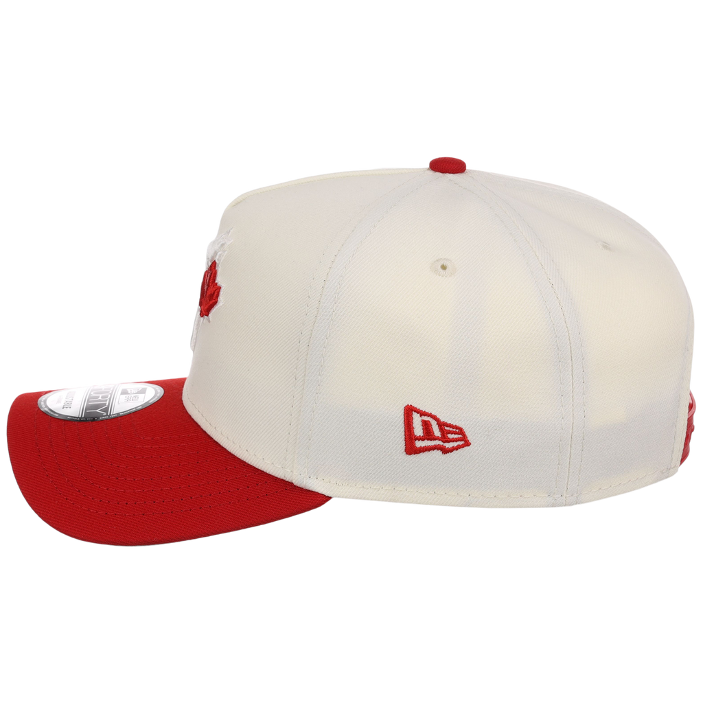 Toronto Blue Jays Toronto Crown the City - Chrome Pop Red New Era 9FORTY (Chrome/Red)
