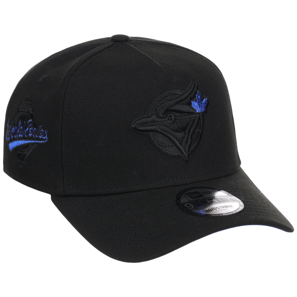 Toronto Blue Jays Toronto Crown the City - Black Pop Royal New Era 9FORTY (Black/Black)