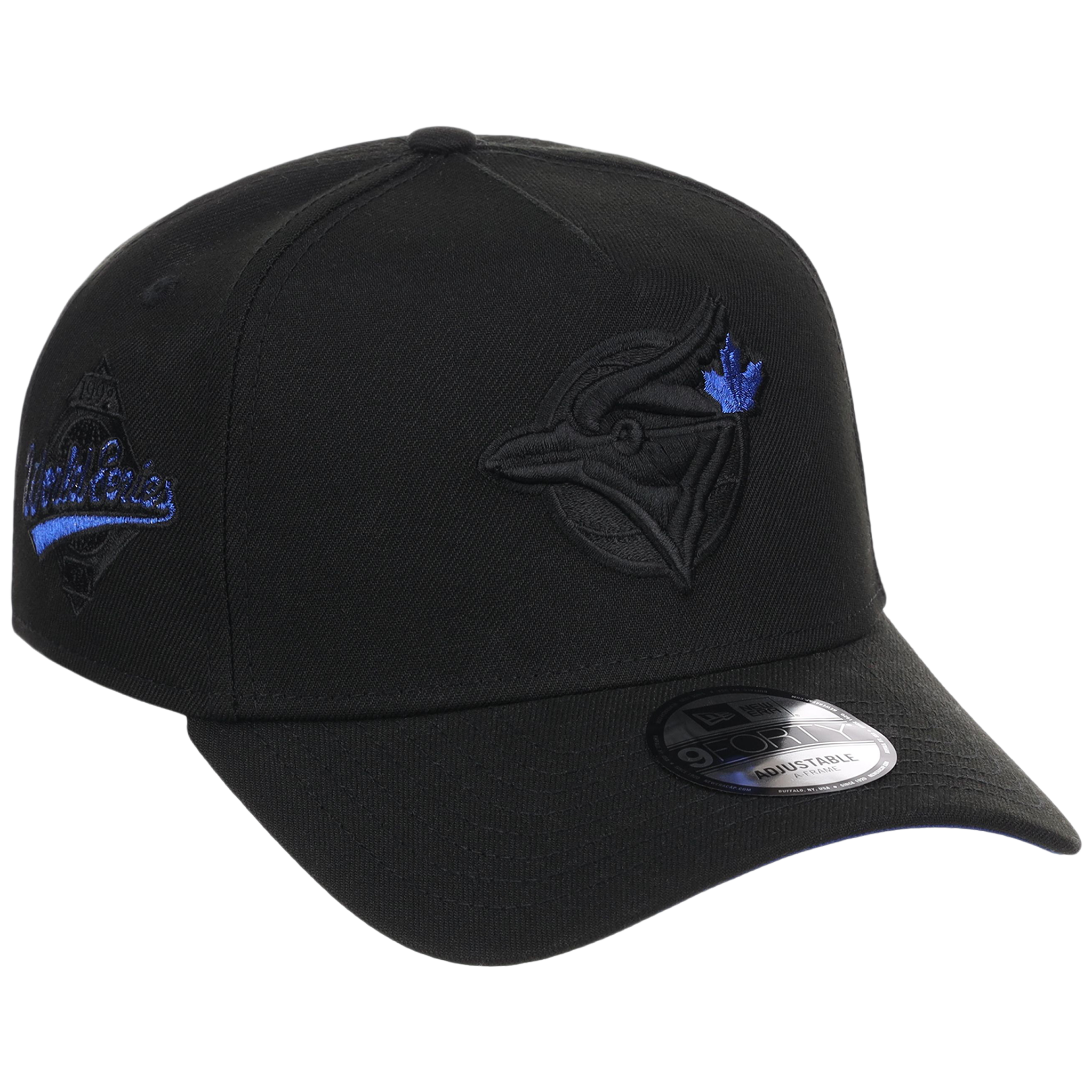 Toronto Blue Jays Toronto Crown the City - Black Pop Royal New Era 9FORTY (Black/Black)