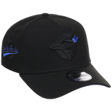 Toronto Blue Jays Toronto Crown the City - Black Pop Royal New Era 9FORTY (Black/Black)