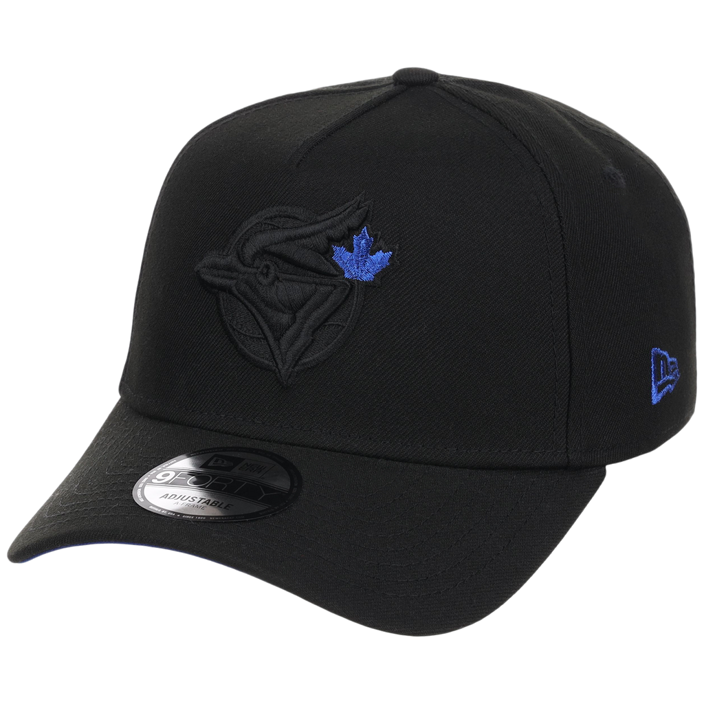 Toronto Blue Jays Toronto Crown the City - Black Pop Royal New Era 9FORTY (Black/Black)