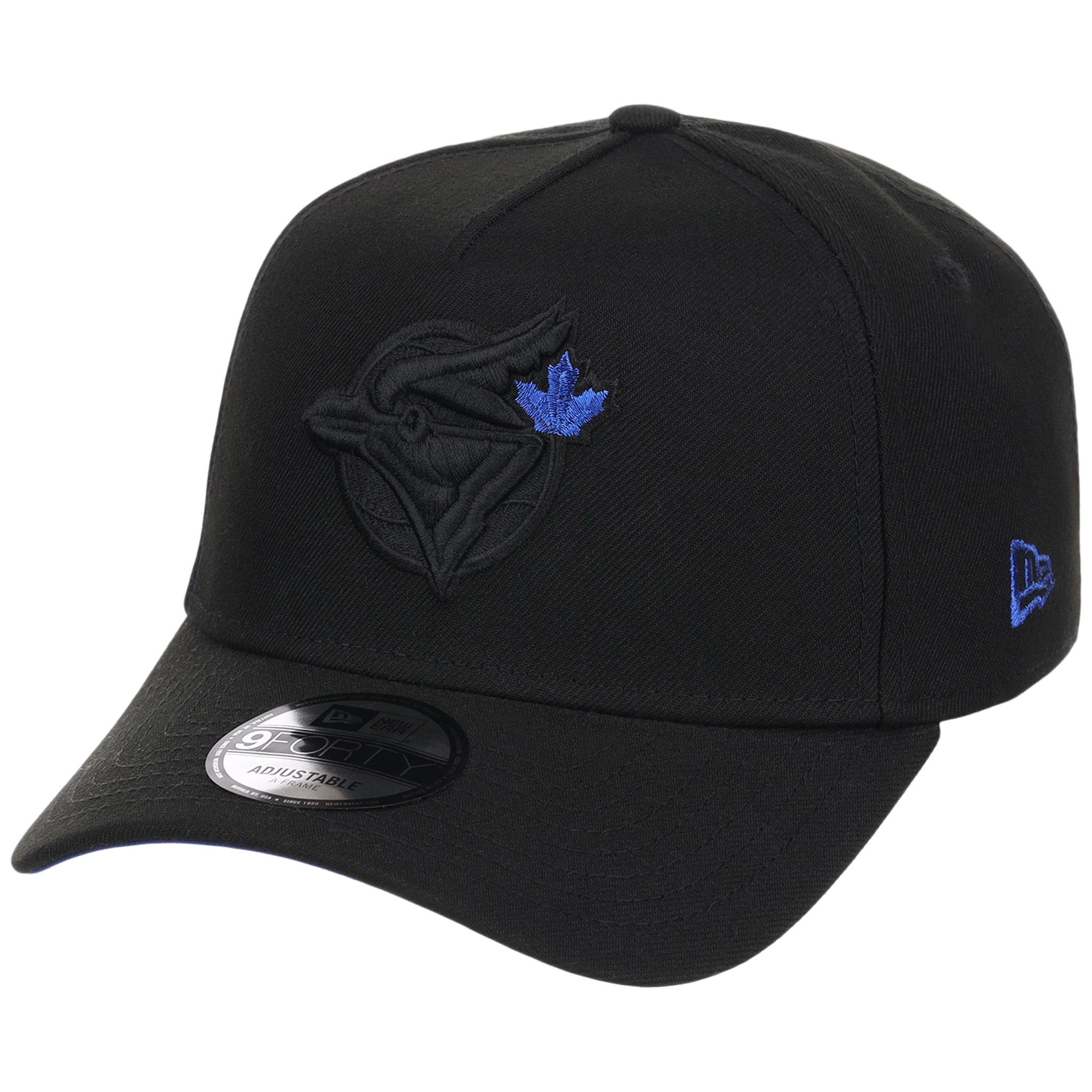 Toronto Blue Jays Toronto Crown the City - Black Pop Royal New Era 9FORTY (Black/Black)