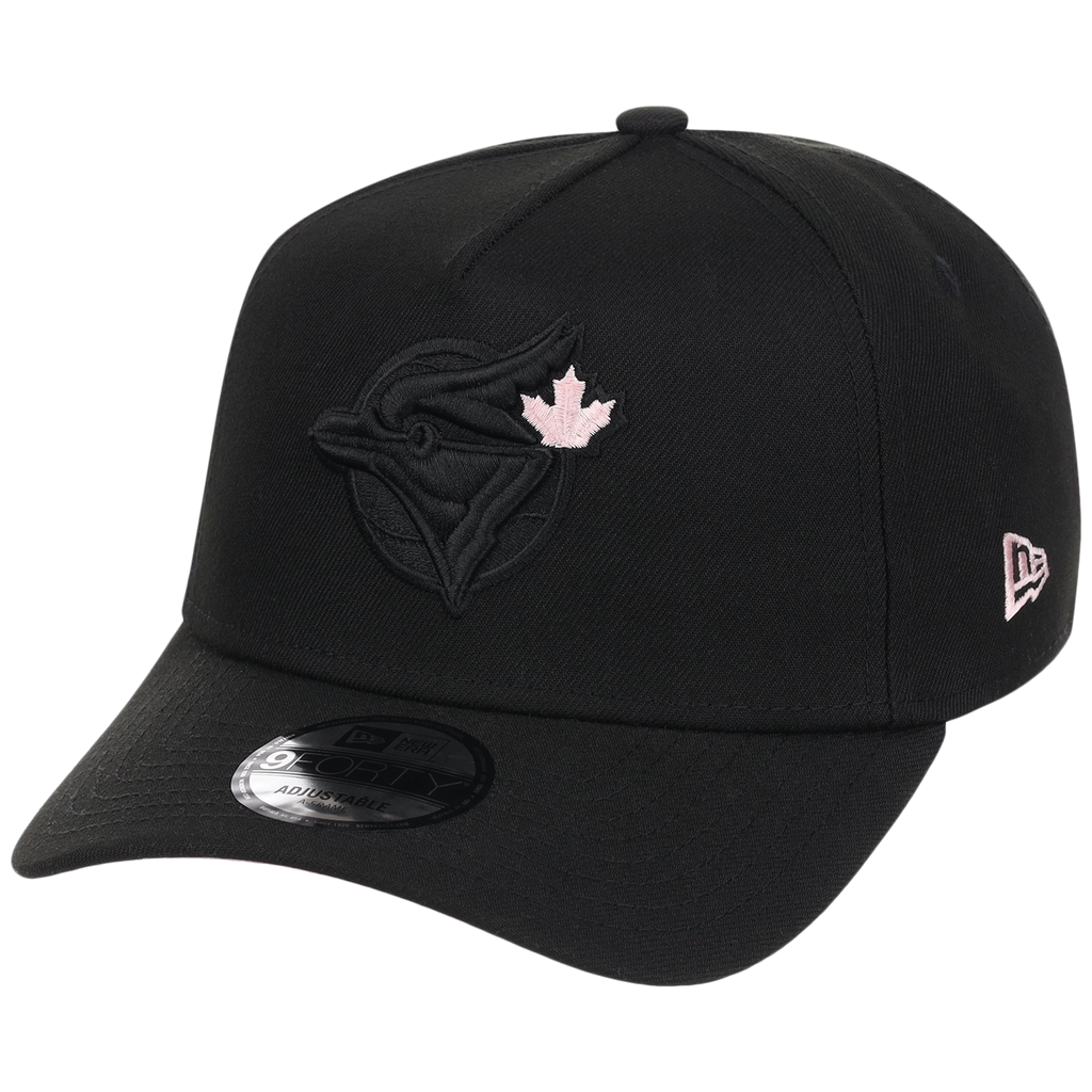 Toronto Blue Jays Toronto Crown the City - Black Pop Pink New Era 9FORTY (Black/Black)