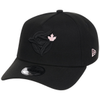 Toronto Blue Jays Toronto Crown the City - Black Pop Pink New Era 9FORTY (Black/Black)
