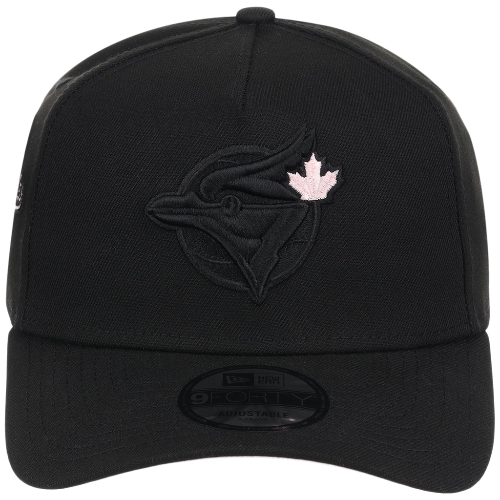 Toronto Blue Jays Toronto Crown the City - Black Pop Pink New Era 9FORTY (Black/Black)