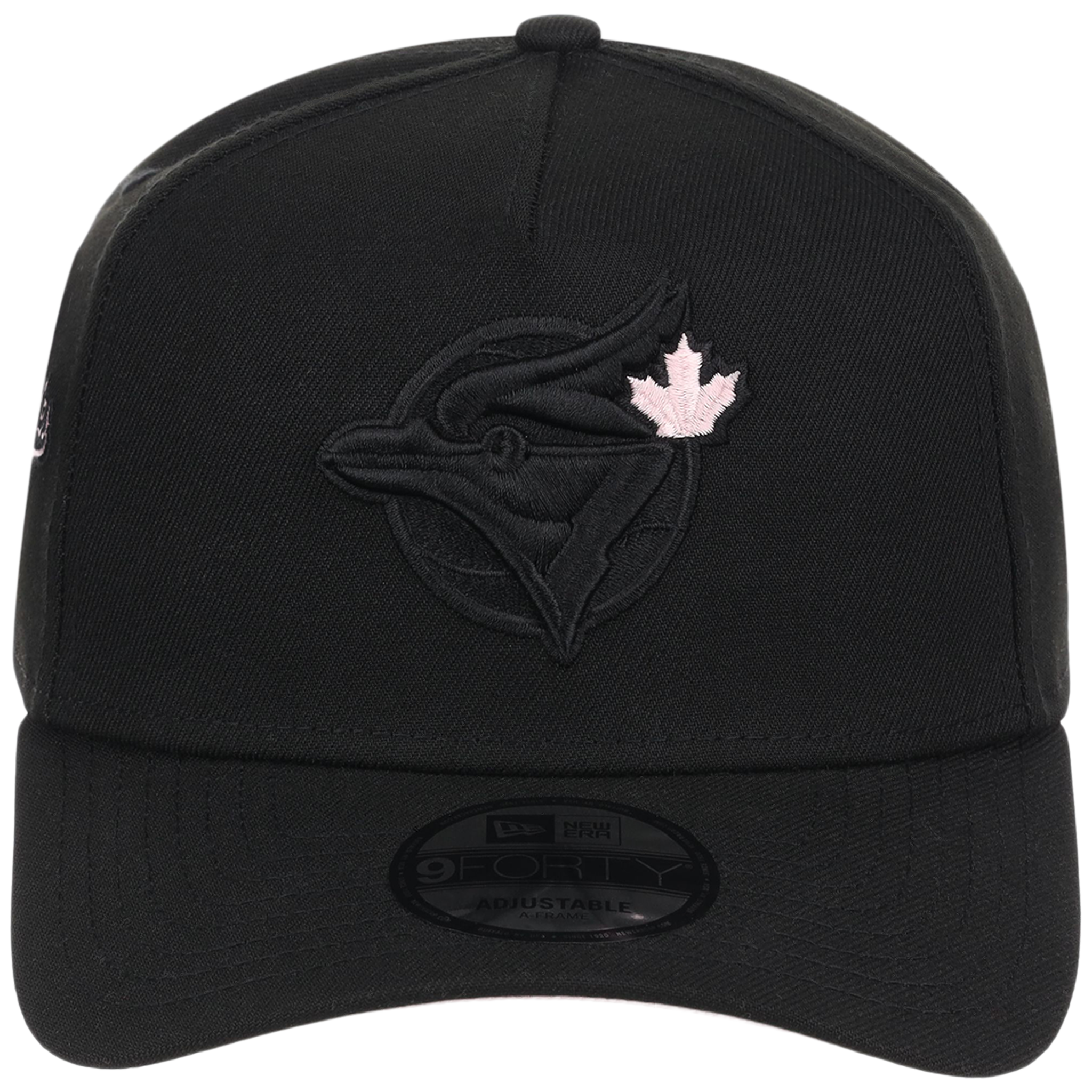 Toronto Blue Jays Toronto Crown the City - Black Pop Pink New Era 9FORTY (Black/Black)