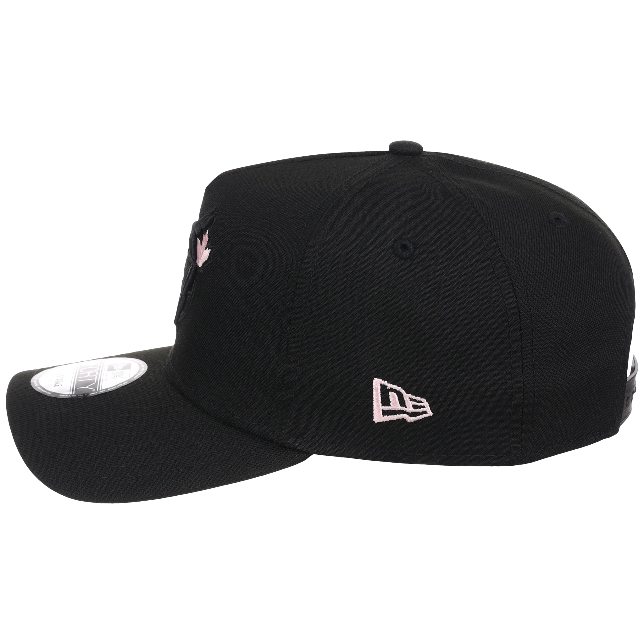 Toronto Blue Jays Toronto Crown the City - Black Pop Pink New Era 9FORTY (Black/Black)