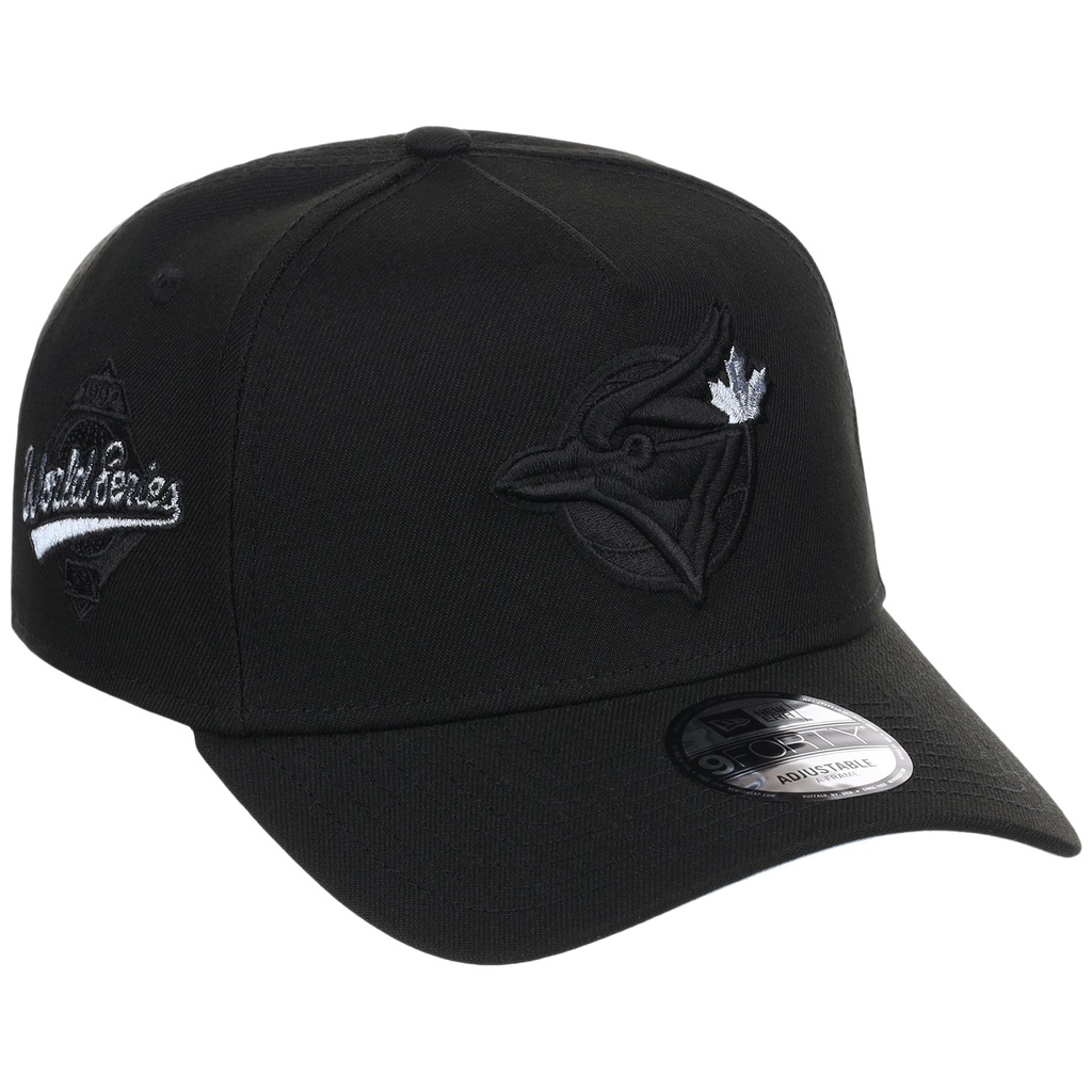 Toronto Blue Jays Toronto Crown the City - Black Pop Sky New Era 9FORTY (Black/Black)