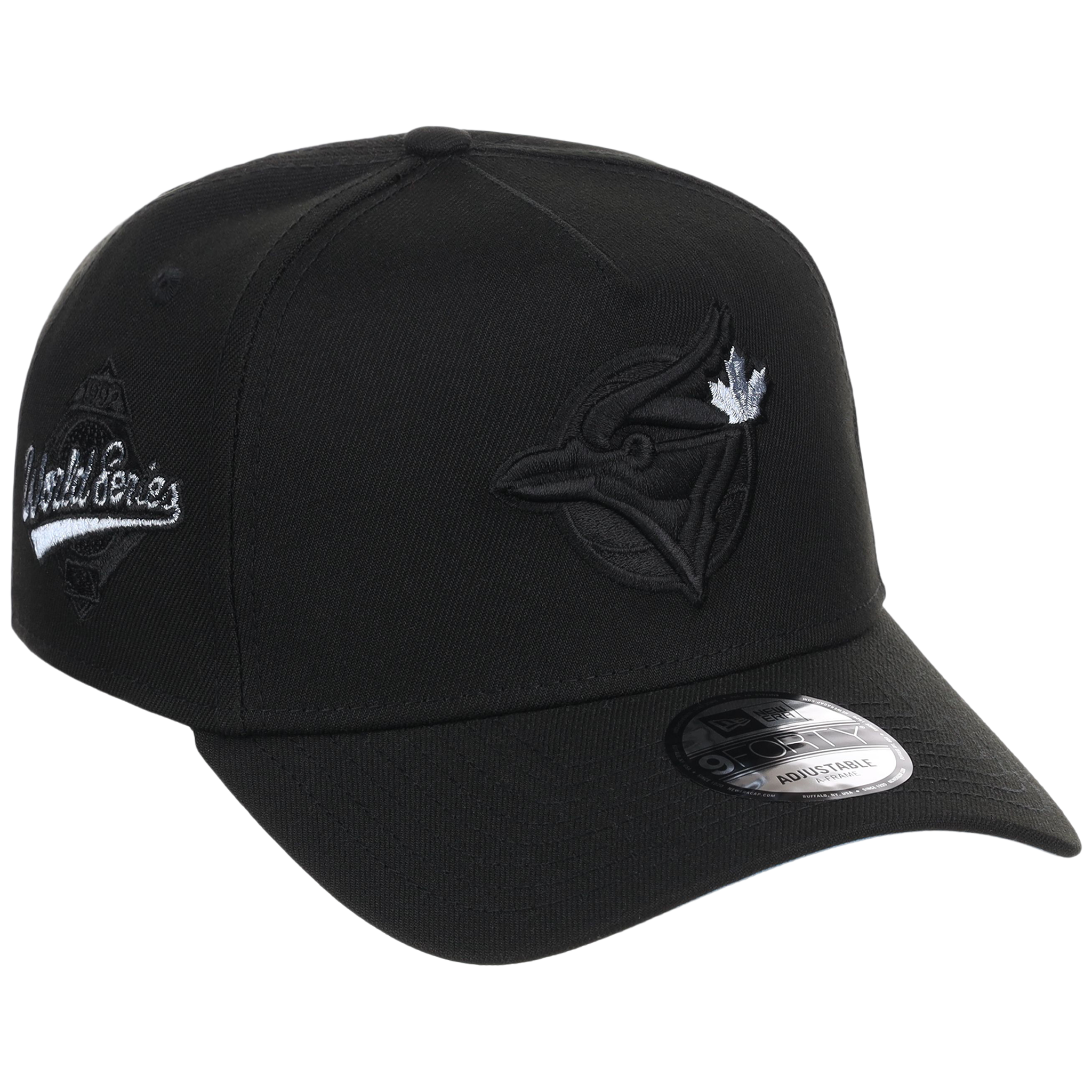 Toronto Blue Jays Toronto Crown the City - Black Pop Sky New Era 9FORTY (Black/Black)