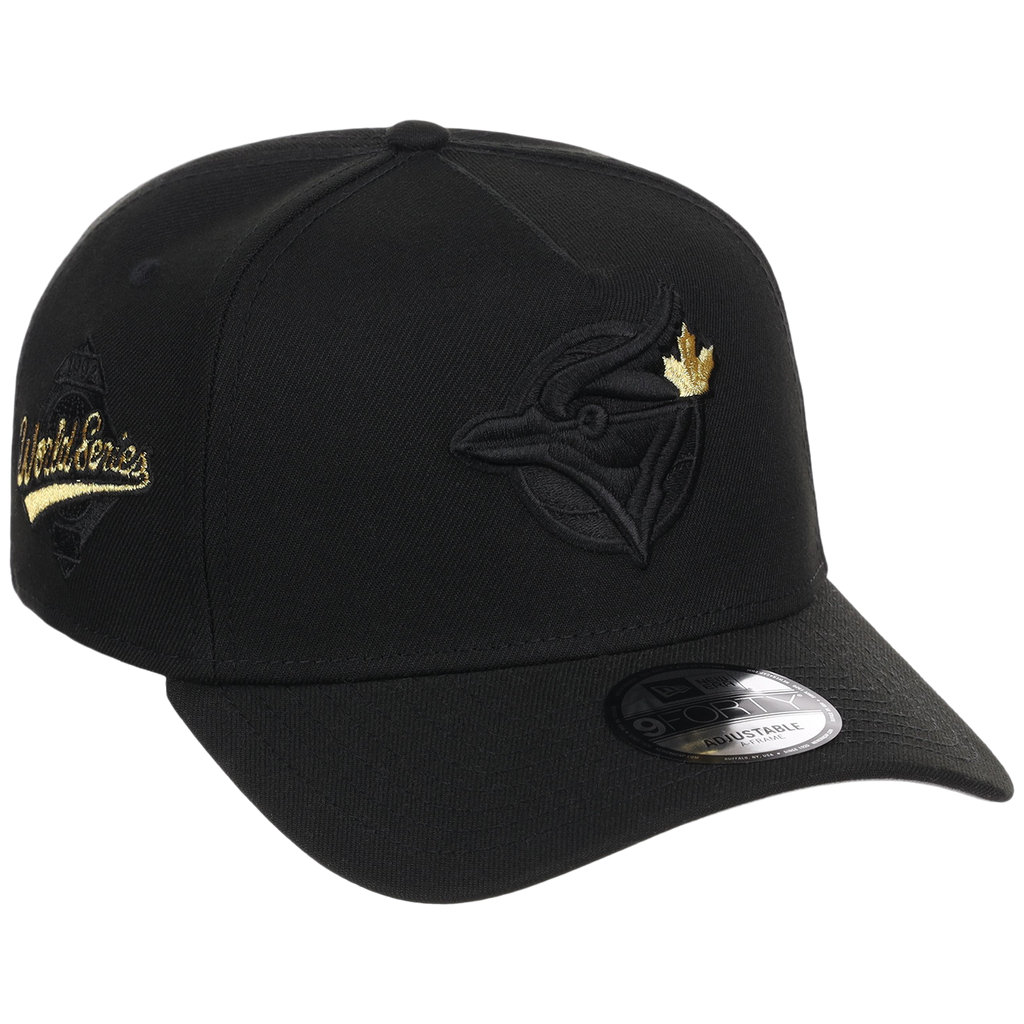 Toronto Blue Jays Toronto Crown the City - Black Pop Gold New Era 9FORTY (Black/Black)
