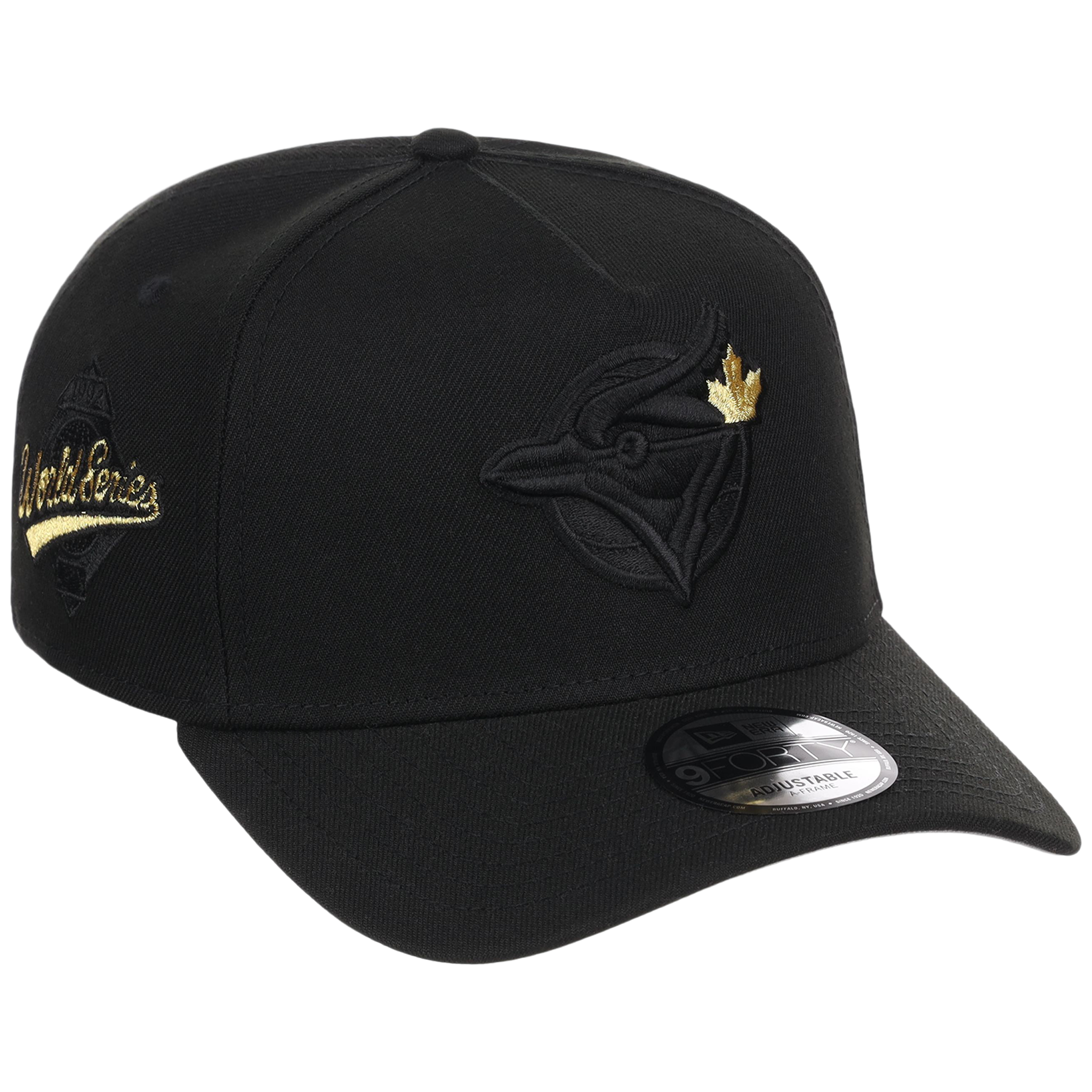 Toronto Blue Jays Toronto Crown the City - Black Pop Gold New Era 9FORTY (Black/Black)