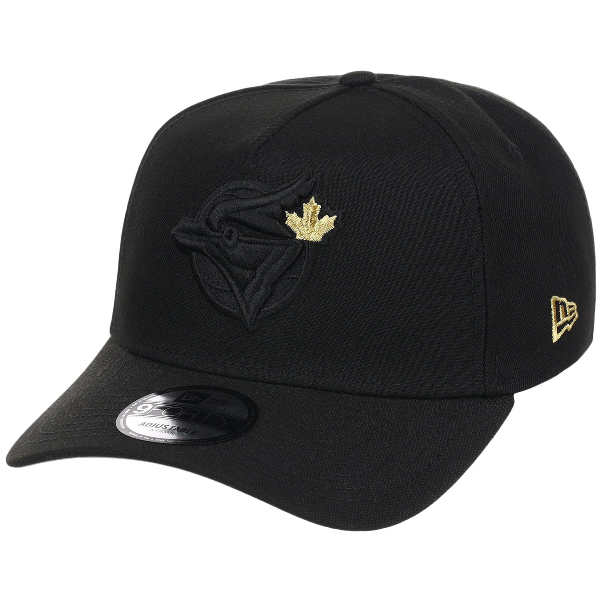 Toronto Blue Jays Toronto Crown the City - Black Pop Gold New Era 9FORTY (Black/Black)