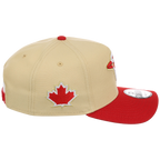 Toronto Blue Jays Toronto Crown the City - Flag Fill New Era 9FORTY (Gold/Red)