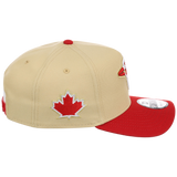 Toronto Blue Jays Toronto Crown the City - Flag Fill New Era 9FORTY (Gold/Red)