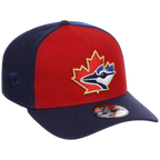 Toronto Blue Jays Toronto Crown the City - Pinwheel New Era 9FORTY (Multi/Navy)