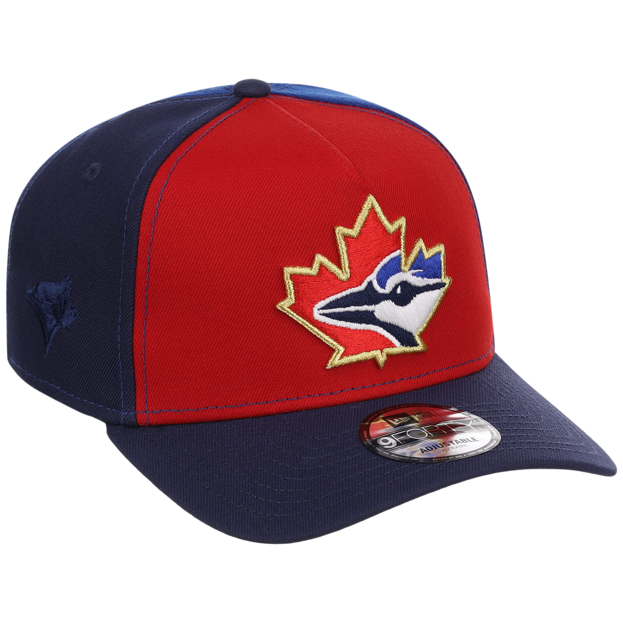 Toronto Blue Jays Toronto Crown the City - Pinwheel New Era 9FORTY (Multi/Navy)