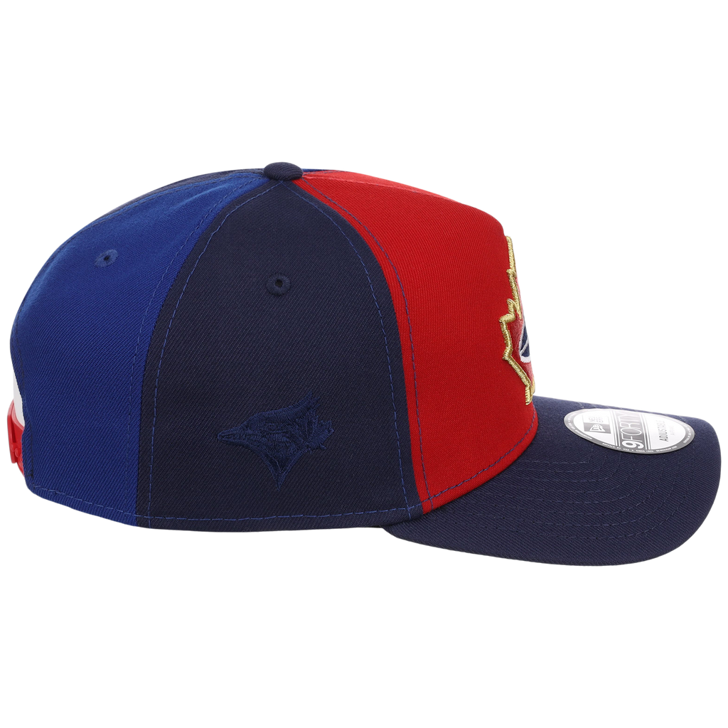 Toronto Blue Jays Toronto Crown the City - Pinwheel New Era 9FORTY (Multi/Navy)