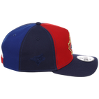 Toronto Blue Jays Toronto Crown the City - Pinwheel New Era 9FORTY (Multi/Navy)