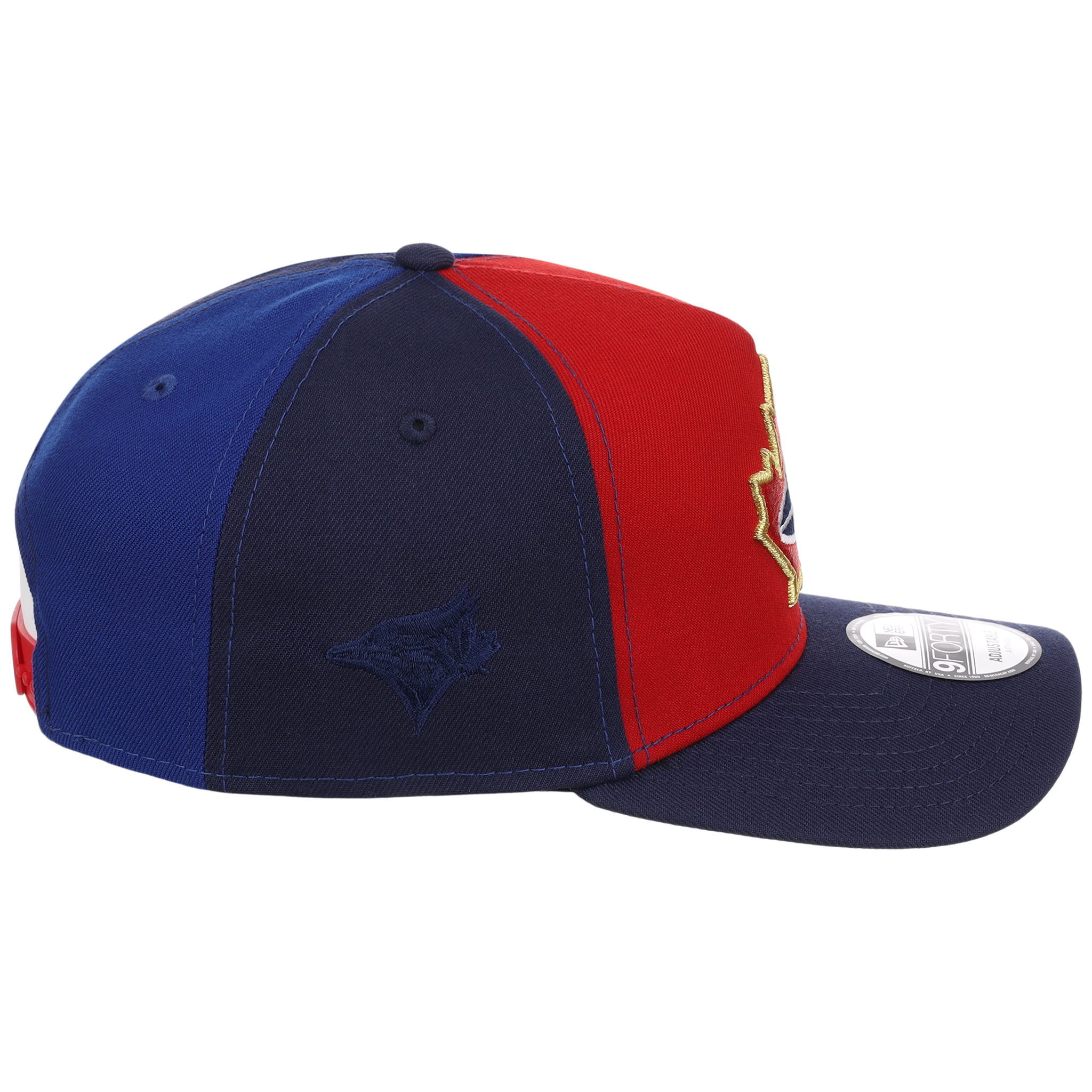 Toronto Blue Jays Toronto Crown the City - Pinwheel New Era 9FORTY (Multi/Navy)