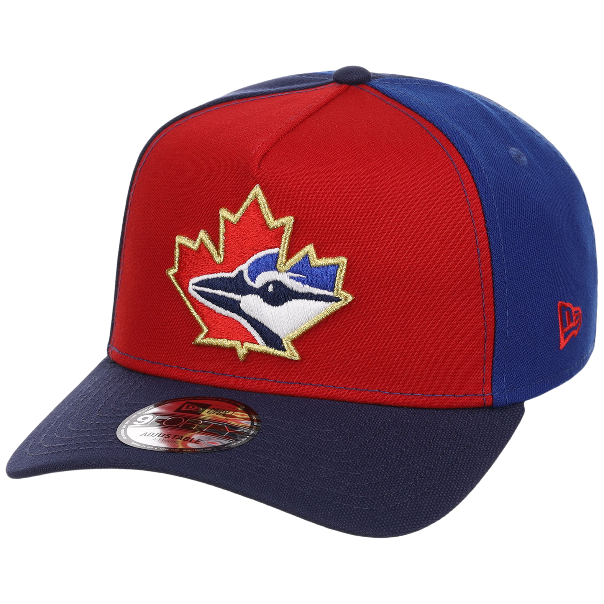 Toronto Blue Jays Toronto Crown the City - Pinwheel New Era 9FORTY (Multi/Navy)