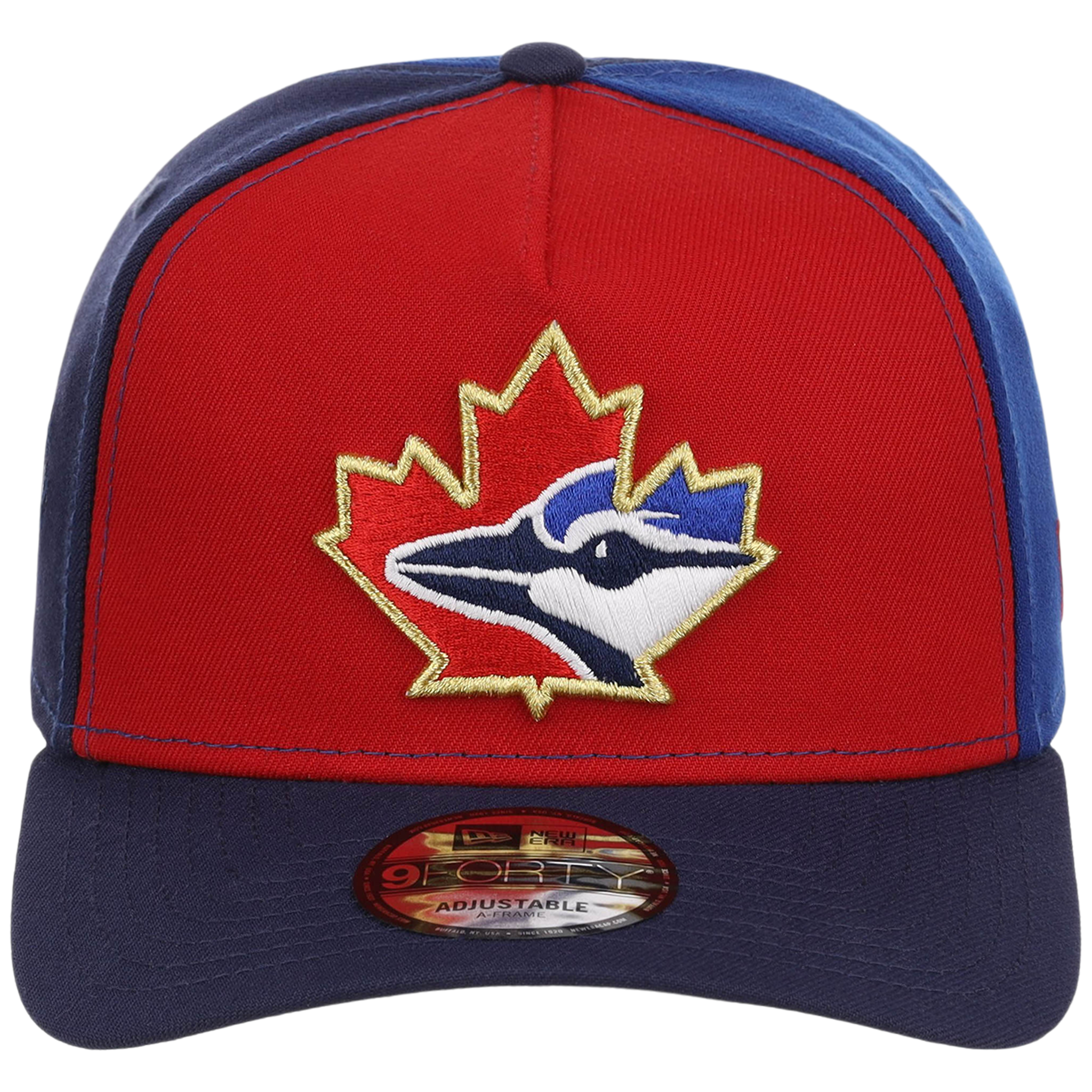 Toronto Blue Jays Toronto Crown the City - Pinwheel New Era 9FORTY (Multi/Navy)