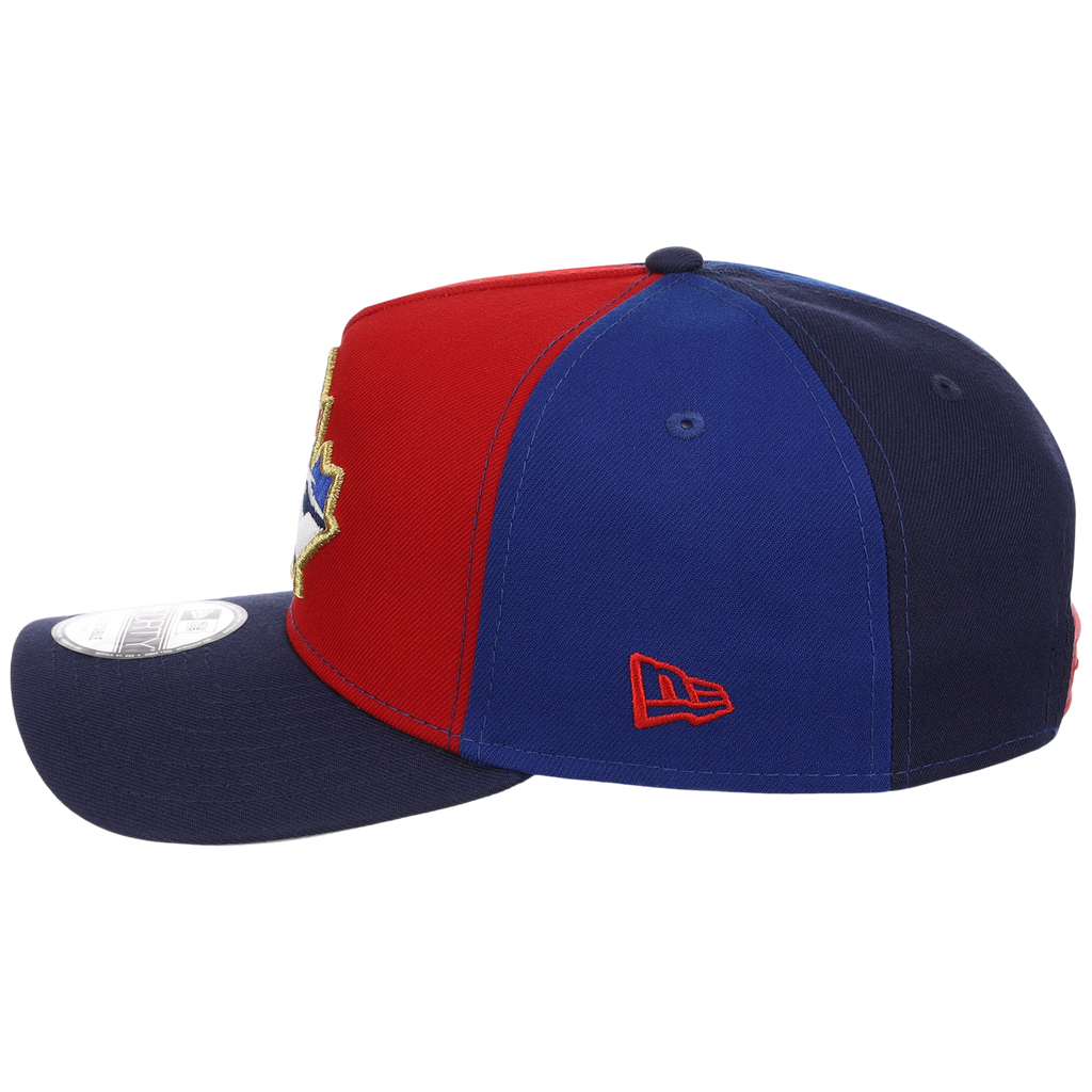 Toronto Blue Jays Toronto Crown the City - Pinwheel New Era 9FORTY (Multi/Navy)