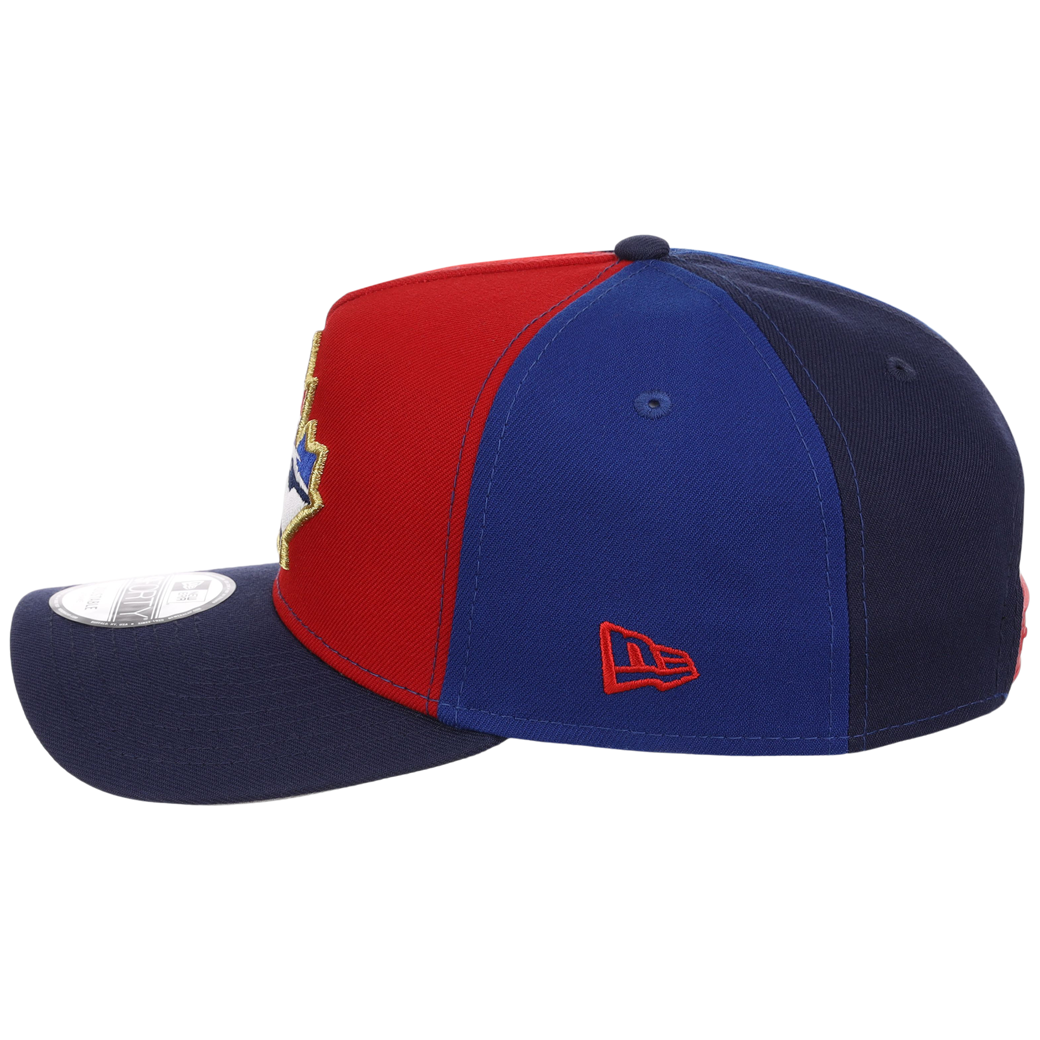 Toronto Blue Jays Toronto Crown the City - Pinwheel New Era 9FORTY (Multi/Navy)