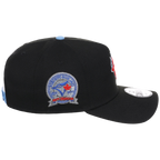 Toronto Blue Jays Toronto Crown the City - Blue Flame New Era 9FORTY (Black/Black)