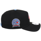 Toronto Blue Jays Toronto Crown the City - Blue Flame New Era 9FORTY (Black/Black)