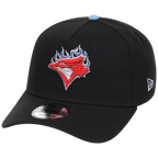 Toronto Blue Jays Toronto Crown the City - Blue Flame New Era 9FORTY (Black/Black)