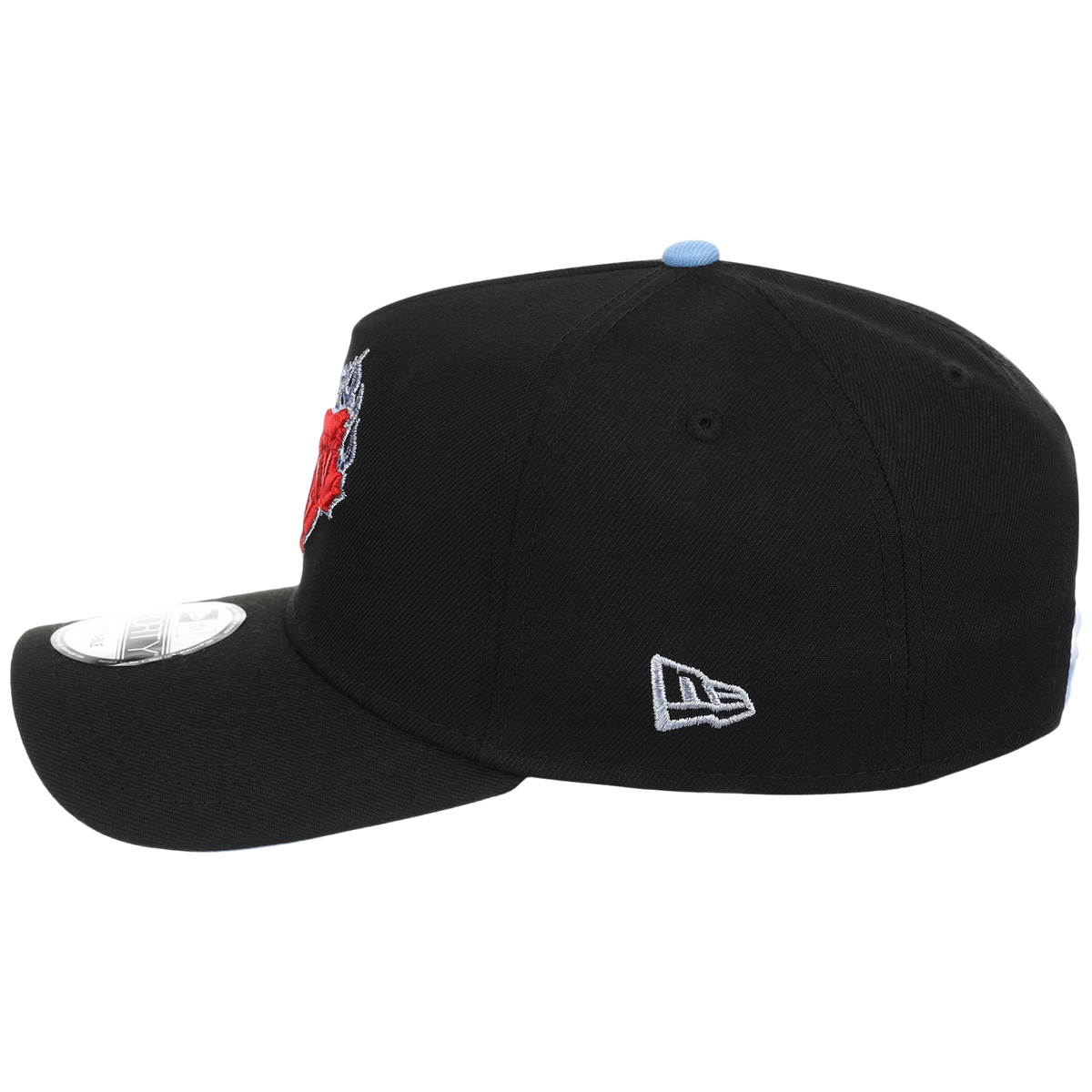 Toronto Blue Jays Toronto Crown the City - Blue Flame New Era 9FORTY (Black/Black)