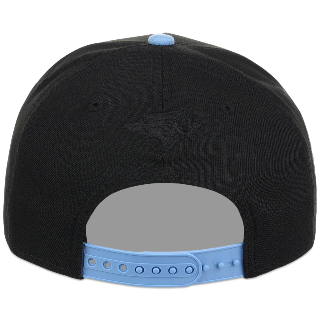 Toronto Blue Jays Toronto Crown the City - Blue Flame New Era 9FORTY (Black/Black)