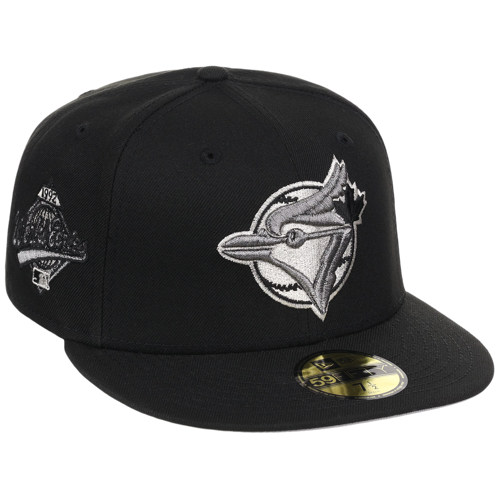 Toronto Blue Jays Toronto Crown the City - Liquid Titanium New Era 59FIFTY (Black/Black)