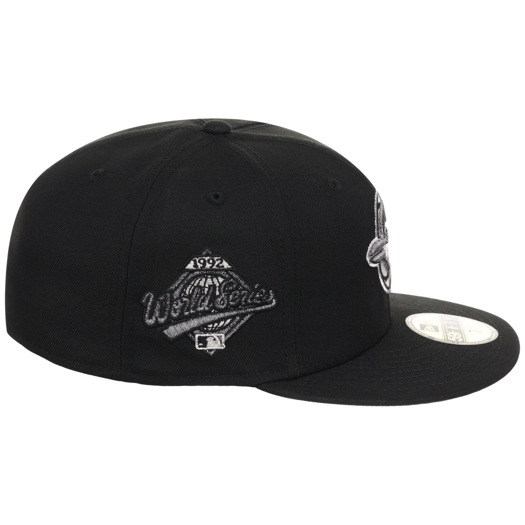 Toronto Blue Jays Toronto Crown the City - Liquid Titanium New Era 59FIFTY (Black/Black)