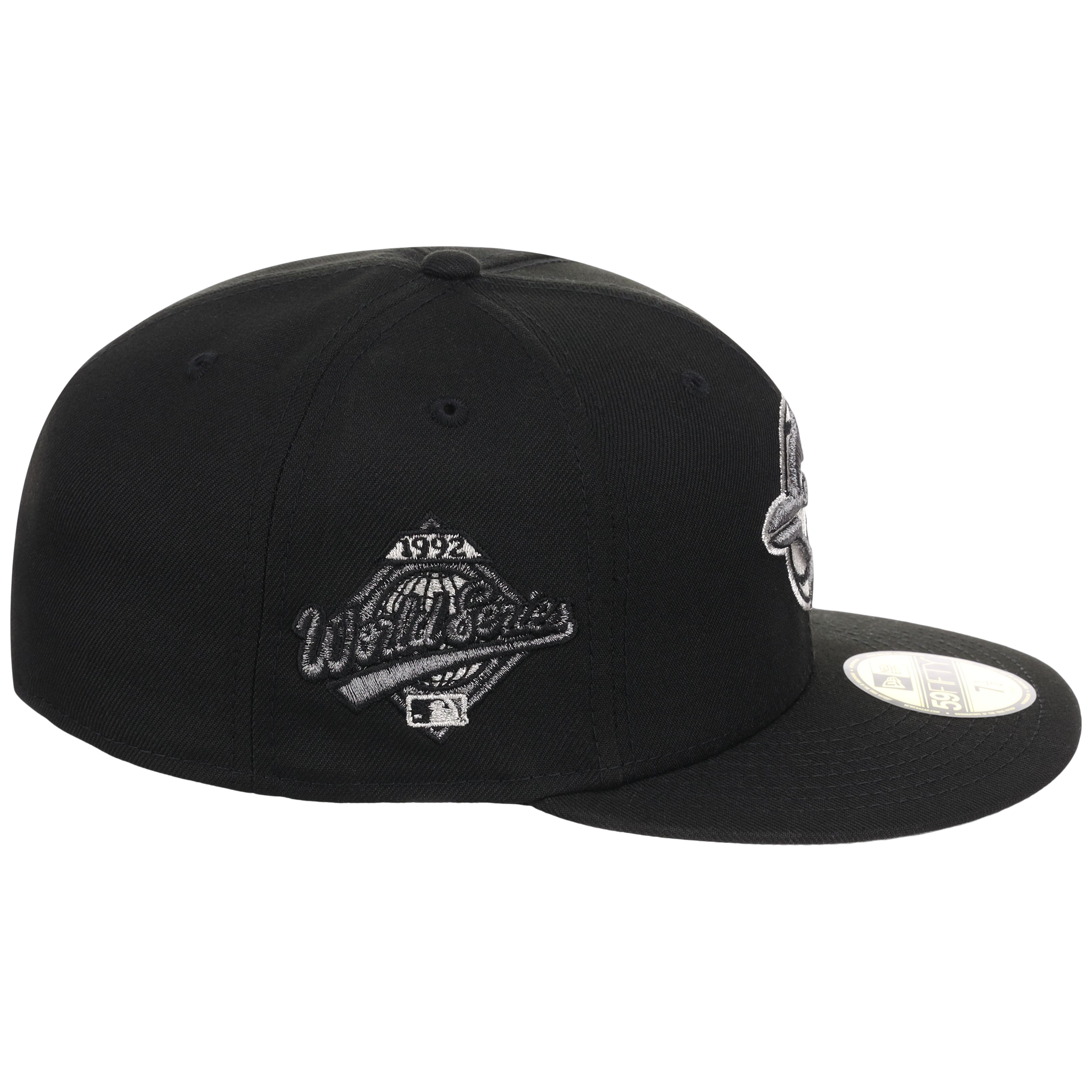 Toronto Blue Jays Toronto Crown the City - Liquid Titanium New Era 59FIFTY (Black/Black)