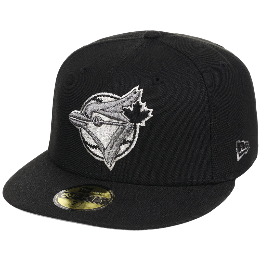 Toronto Blue Jays Toronto Crown the City - Liquid Titanium New Era 59FIFTY (Black/Black)