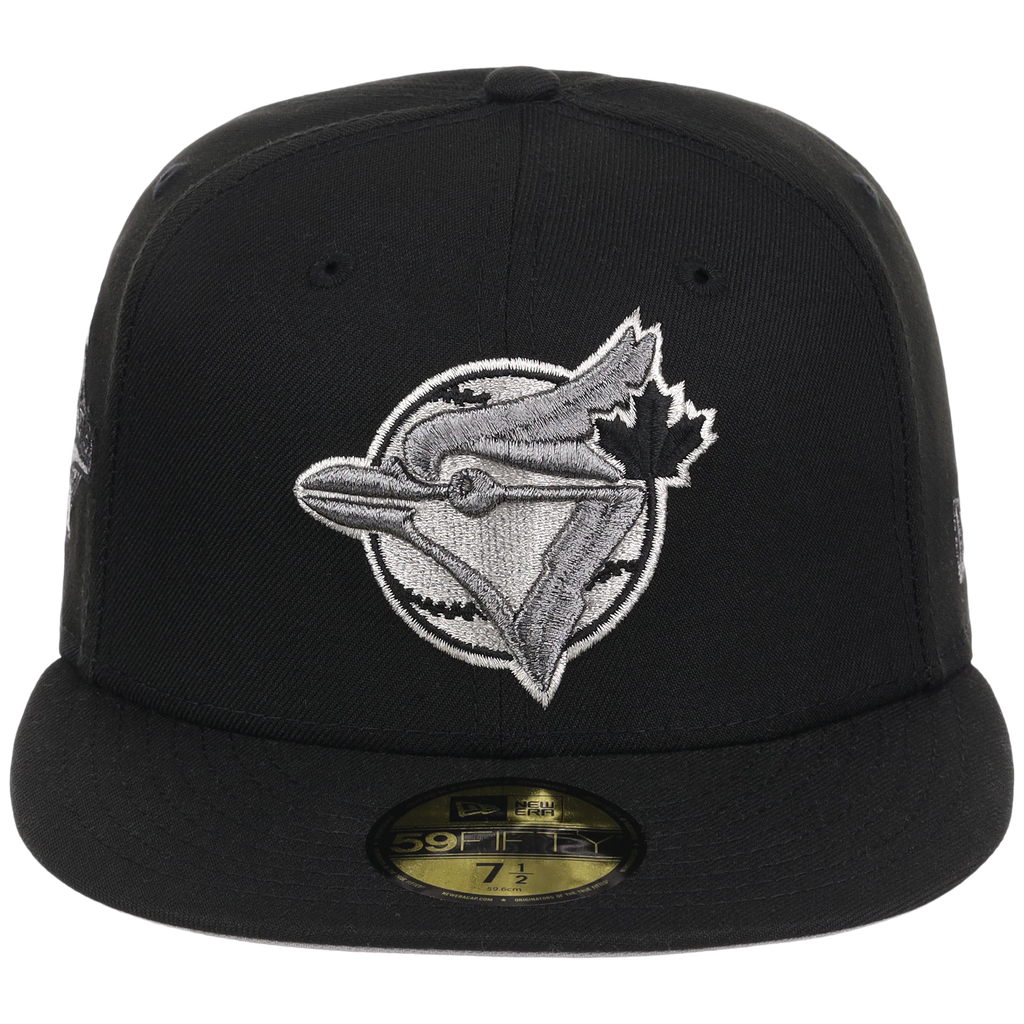 Toronto Blue Jays Toronto Crown the City - Liquid Titanium New Era 59FIFTY (Black/Black)