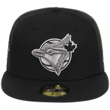 Toronto Blue Jays Toronto Crown the City - Liquid Titanium New Era 59FIFTY (Black/Black)