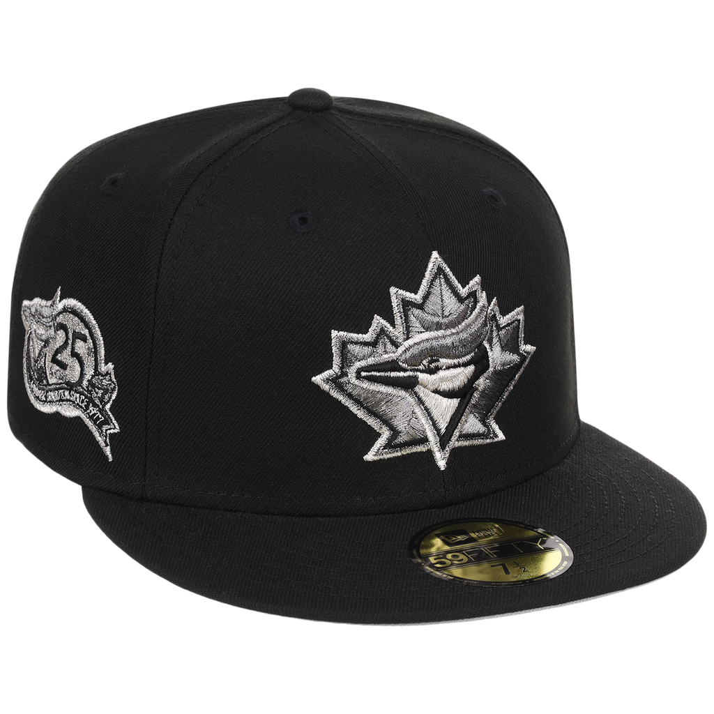 Toronto Blue Jays Toronto Crown the City - Liquid Titanium New Era 59FIFTY (Black/Black)