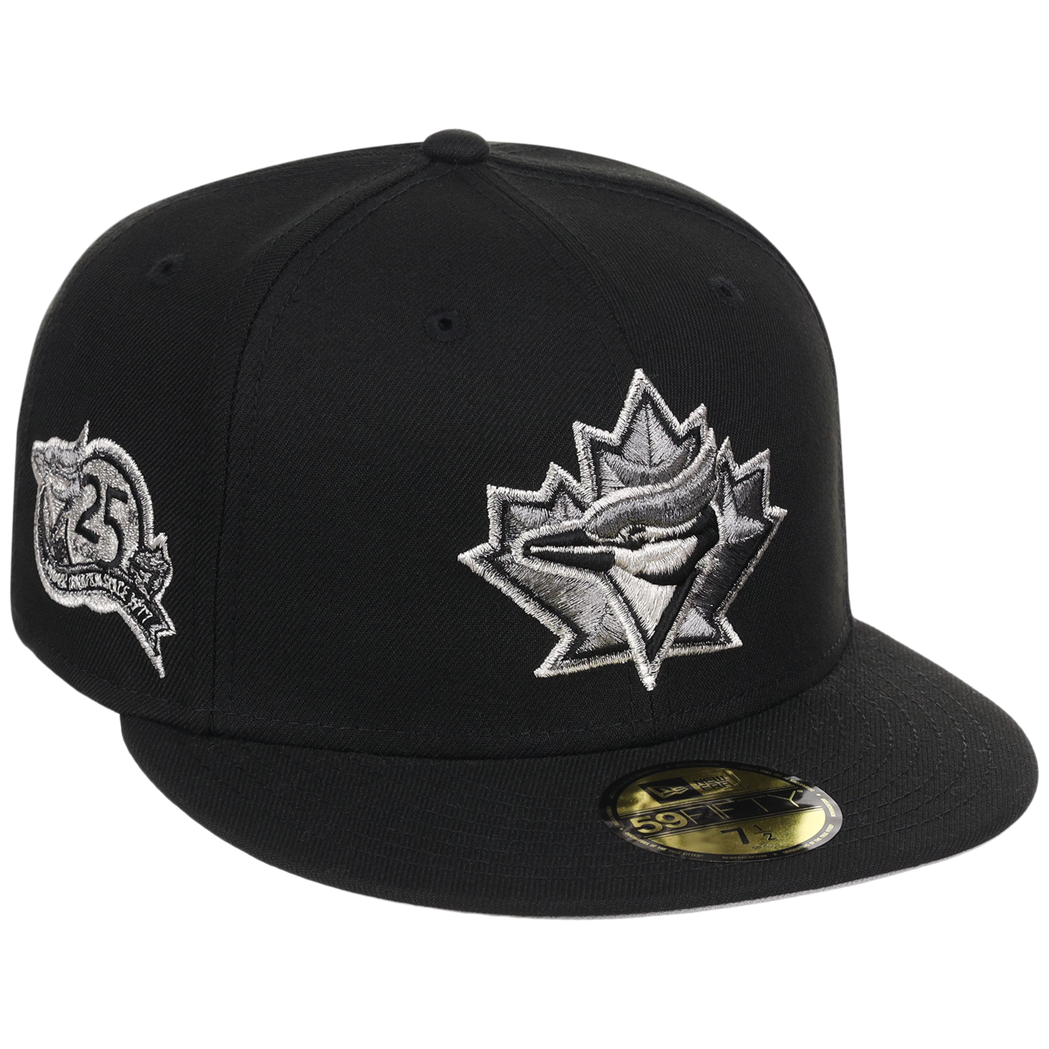 Toronto Blue Jays Toronto Crown the City - Liquid Titanium New Era 59FIFTY (Black/Black)