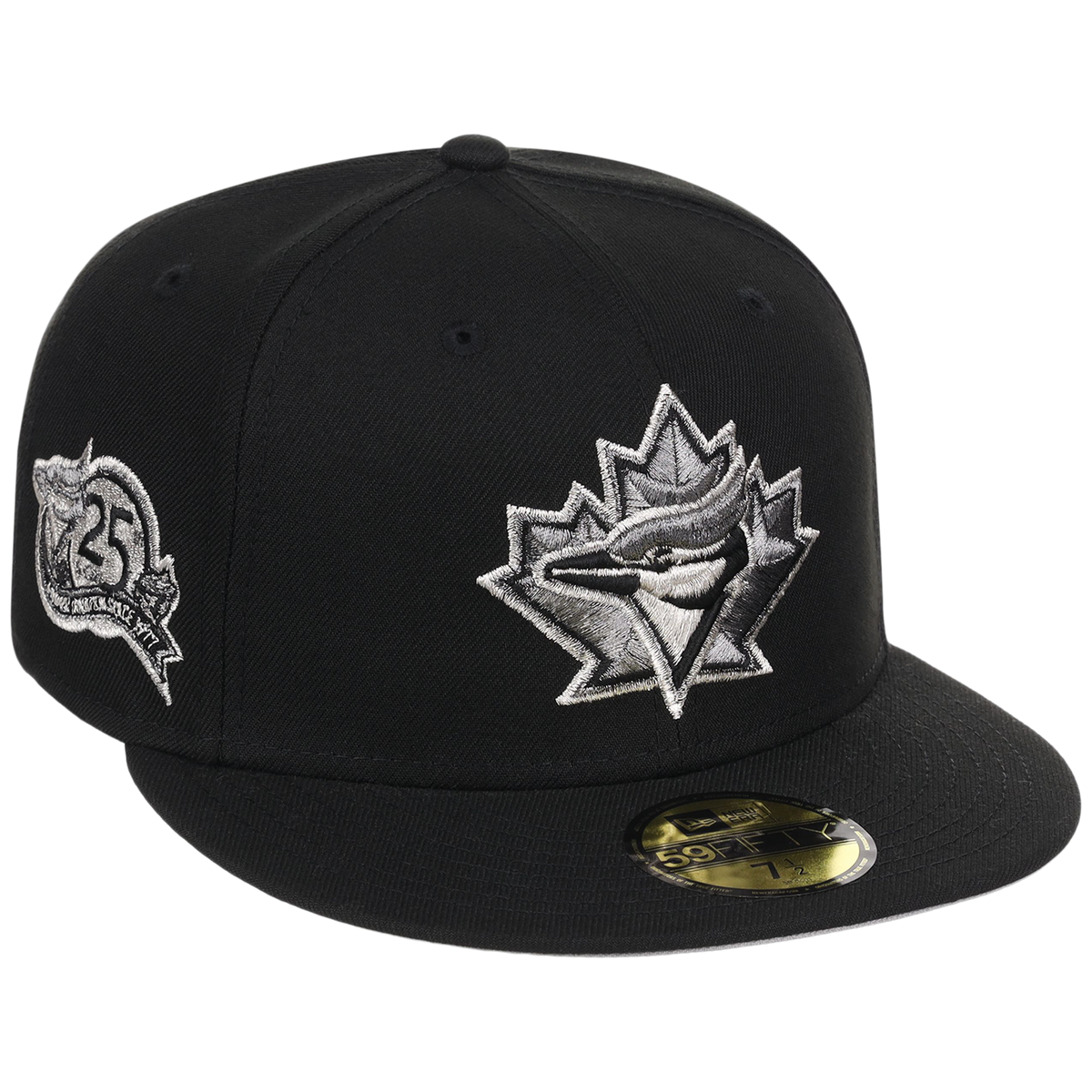 Toronto Blue Jays Toronto Crown the City - Liquid Titanium New Era 59FIFTY (Black/Black)
