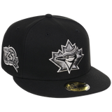 Toronto Blue Jays Toronto Crown the City - Liquid Titanium New Era 59FIFTY (Black/Black)