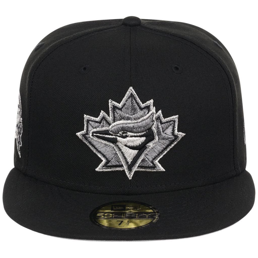 Toronto Blue Jays Toronto Crown the City - Liquid Titanium New Era 59FIFTY (Black/Black)